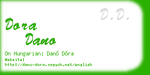 dora dano business card