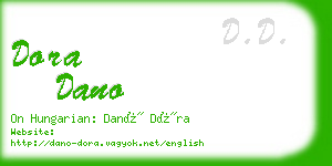 dora dano business card